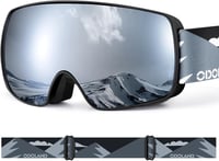 Odoland Gyermek Síszemüveg - UV400 Védelem, Páramentes, Szélálló OTG Lencsével, Vízálló Snowboard Szemüveg 6