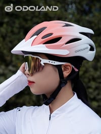Odoland kerékpáros sisak sportüveggel, állítható MTB hegyi bicikli sisak felnőtteknek 3