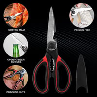 Odoland Konyhai Eszközkészlet Santoku Késsel, Spatulával, Csipesszel és Vágódeszkával 8