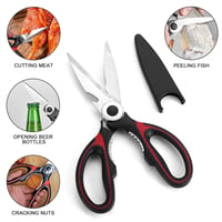Odoland Konyhai Eszközkészlet Santoku Késsel, Spatulával, Csipesszel és Vágódeszkával 5