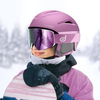 Odoland Sísisak Beépített Szemüveggel Lila Unisex Snowboard Sisak 7