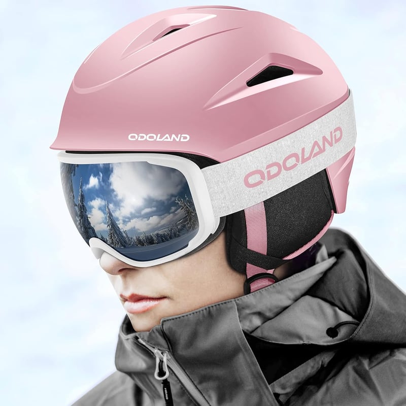 Odoland Sísisak Síszemüveggel, Állítható Méret, Fülvédővel Férfiaknak és Nőknek, S (54-56 CM)