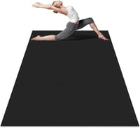 Odoland XXL Jógaszőnyeg 200x130x0,6cm - Extra Széles TPE Tornaszőnyeg, Csúszásmentes Edzőmatrac Otthoni Edzéshez, Pilateshez, Fitneszhez, Fe 1