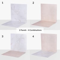 ODOXIA 2db Fotóháttér 30x40cm Márvány és Kő Beige Termékfotózáshoz 3