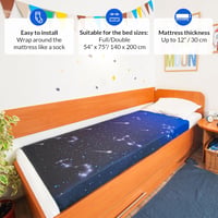 ODOXIA Súlyozott Takaró Csillag Mintával - Nyomásterápiás Érzékszervi Takaró Felnőtteknek, Szorongás és ADHD Enyhítésére, Relaxációhoz 3