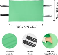 ODOXIA Szenzoros Alagút Gyerekeknek - Zöld Lycra Érzékelő Cső Autizmussal Élőknek - Fejlesztő Játék Kompressziós Terápiához 300x70 cm 3