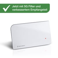 Oehlbach Scope Vision 5G DVB-T2 HD aktívna vnútorná anténa s 5G filtrom – biela 2
