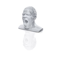 Stojan na slúchadlá Oehlbach Scream – ručne vyrobený, zo syntetickej živice, biely, pre slúchadlá typu Over-Ear a On-Ear 2