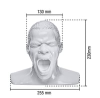Stojan na slúchadlá Oehlbach Scream – ručne vyrobený, zo syntetickej živice, biely, pre slúchadlá typu Over-Ear a On-Ear 3