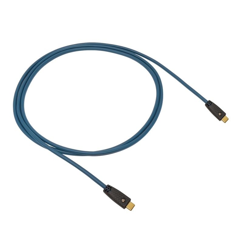 OEHLBACH USB-C Flex Charge CC kábel 1m - 240W gyorstöltés, adatátvitel, petrol - 1 m