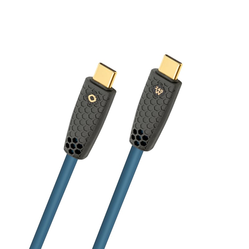 OEHLBACH USB-C Flex Charge CC kábel 1m - 240W gyorstöltés, adatátvitel, petrol - 1 m
