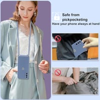 Oelrstfe Samsung Galaxy S20 szilikon tok szívmotívummal, nyakpánttal, ütésálló védelem - Samsung Galaxy S20, Blue 5