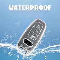PLECĂM! Husă cheie auto Audi gri - protecție cheie A6 A7 A8 Q7 Q8 RS6 RS7 3