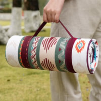 OFFASST Boho Pikniková deka vodoodolná 200x200 cm – XXL plážová podložka odolná voči piesku a prateľná na kempovanie, kúpalisko a cestovanie 2