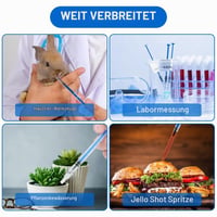 Plastová striekačka OFFCUP 1 ml so zátkou, balenie 10 ks, injekčná striekačka na tekutiny bez ihly pre laboratórne účely a zavlažovanie 7
