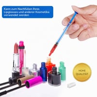 Plastová striekačka OFFCUP 1 ml so zátkou, balenie 10 ks, injekčná striekačka na tekutiny bez ihly pre laboratórne účely a zavlažovanie 5