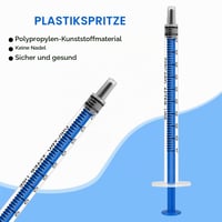 Plastová striekačka OFFCUP 1 ml so zátkou, balenie 10 ks, injekčná striekačka na tekutiny bez ihly pre laboratórne účely a zavlažovanie 4