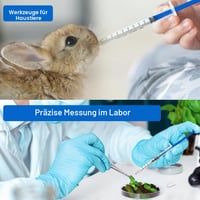 Plastová striekačka OFFCUP 1 ml so zátkou, balenie 10 ks, injekčná striekačka na tekutiny bez ihly pre laboratórne účely a zavlažovanie 6