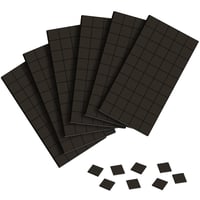 Set 300 magneți plați OFFCUP, autoadezivi, 1x1 cm și 2x2 cm, set versatil pentru tablă și frigider 1
