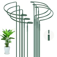 OFFCUP Kruhová opora pre rastliny 25x40 cm, kovová, 6-dielna sada, záhradná podpera pre rastliny 1
