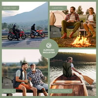 OFFGRID 70L vízálló hátizsák hűtőtáskával, hordozható outdoor táska vízisporthoz 6
