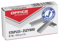 OFFICE PRODUCTS 18071019-19 Sponky do zošívačky 10/5 strieborné 10 000 ks (10 x 1000 ks) pozinkované štandardné sponky do ručnej zošívačky kancelárske sponky 2