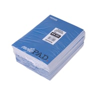 Office Products Blocnotes A5 caroiat, 10 bucăți - 100 coli / 200 pagini, bloc de hârtie cu lipire la partea superioară pentru școală și birou 5