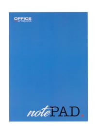 Office Products Blocnotes A5 caroiat, 10 bucăți - 100 coli / 200 pagini, bloc de hârtie cu lipire la partea superioară pentru școală și birou 4