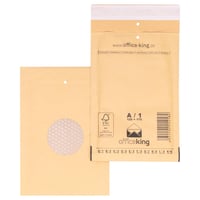 OfficeKing Bublinková obálka A/1 120x175 mm hnedá 200 ks Vzduchové polstrované samolepiace poštové vrecko DIN A7 4