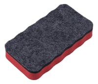 OFFICER PRODUCTS Magnetická špongia na bielu tabuľu, 110x57x20 mm, s úchytom, červená, 1 ks, na školské a kancelárske použitie 2