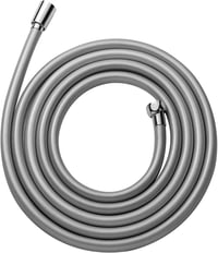OFFO Zuhanytömlő 3m Ezüst PVC Univerzális Zuhanycsövek Nagynyomású Fürdőszoba Szerelvény Mosógép Csatlakozó Pótlás 1