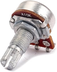 OFFSCH A10k Forrasztható Gitár Potenciométer - 10k Lineáris Hangerőszabályzó Gitárokhoz, Fém-Műanyag Kivitel 3