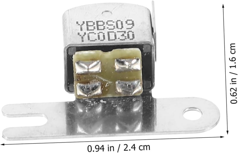 OFFSCH Sztereó Magnófej Kazettás Magnóhoz - Fém Alkatrész Kétcsatornás Hangfelvételhez, Univerzális Kompatibilitás, 2.4x1.6x0.7cm