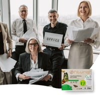 Ofituria A4 újrahasznosított papír 80 g/m² - 250 lap, természetes szín 6