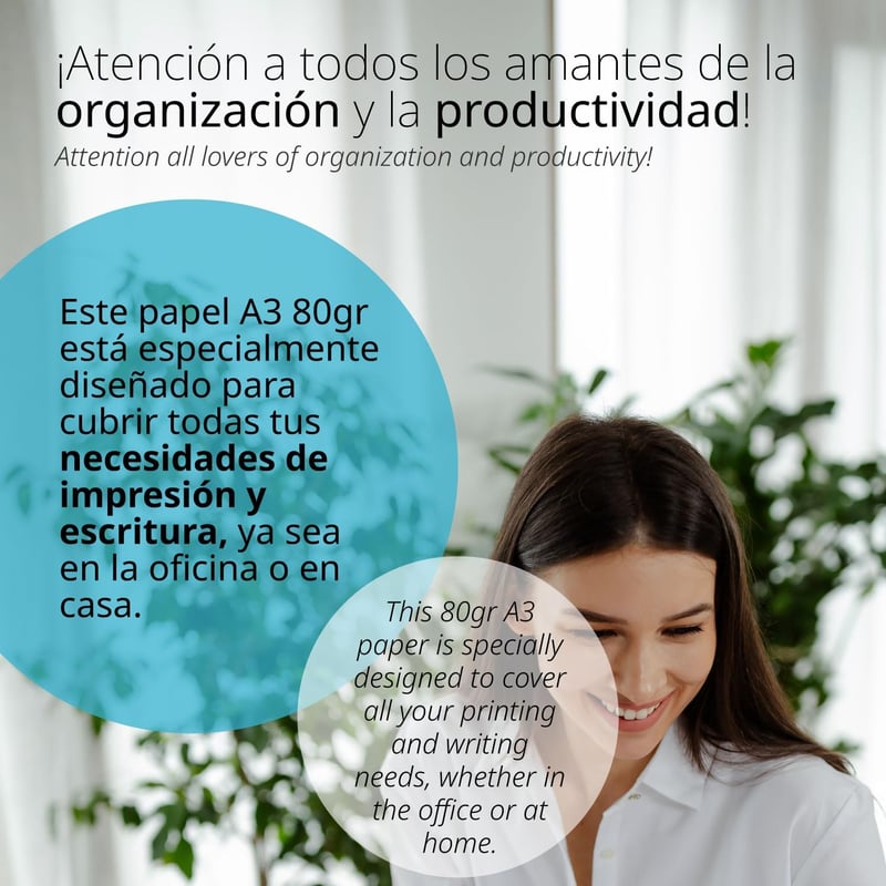 OFITURIA A3 Papír 80g 150 Lap Tintasugaras és Lézernyomtatóhoz Irodai Másolópapír - 150 Blatt, A3
