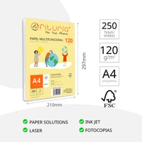 Ofituria kancelársky papier A4 biely 120g – 250 listov, multifunkčný papier do laserových a atramentových tlačiarní a kopírok 2