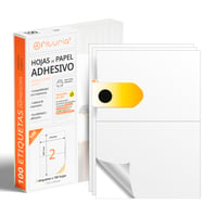 Ofituria A4 fehér öntapadós nyomtatható címkék - 2 db/lap - 100 lapos csomag 1