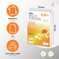 Ofituria A4 kancelársky papier 120 g/m2, balenie 400 listov, pre laserové a atramentové tlačiarne, kopírky, na kancelárske a školské použitie 2