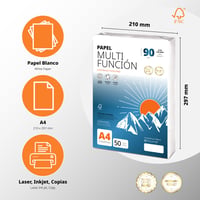 Hârtie multifuncțională Ofituria A4, 90 g/m², 100 coli, pentru imprimante laser și inkjet, copiatoare, uz office și școlar 2