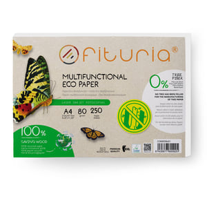 Recyklovaný papier Ofituria A4, 80 g/m² – 250 listov, prírodná farba