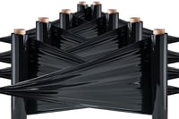 Folie Stretch Neagră OFITURIA 50 cm x 300 m, Folie Stretch Industrială Manuală Extensibilă, 1 Rolă 4