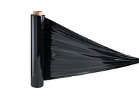 Folie Stretch Neagră OFITURIA 50 cm x 300 m, Folie Stretch Industrială Manuală Extensibilă, 1 Rolă 3