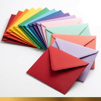 Plicuri Mici Colorate OFITURIA, Albastru, 75x120 mm, 30 bucăți - Set de plicuri ideal pentru cadouri, scrisori și cărți poștale 6