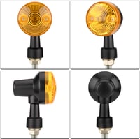 OFZVEO Motoros Index Lámpa 12V Halogén Vízálló 4 Darabos Szett Univerzális Motorkerékpár Robogó Quad 7