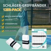 Set benzi overgrip pentru racheta de tenis Ogeenier, antiderapante și rezistente la transpirație, pachet de 3/6/12 bucăți 3