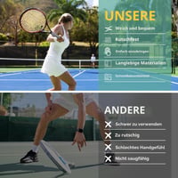 Set benzi overgrip pentru racheta de tenis Ogeenier, antiderapante și rezistente la transpirație, pachet de 3/6/12 bucăți 4