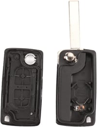 OGGIPRO 2 gombos autókulcs ház Peugeot 207 307 308 407 408 3008 5008 Citroen C2 C3 C4 C5 C6 C8 4