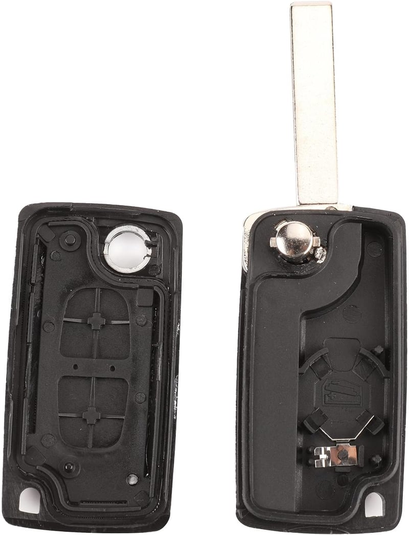 OGGIPRO 2 gombos autókulcs ház Peugeot 207 307 308 407 408 3008 5008 Citroen C2 C3 C4 C5 C6 C8