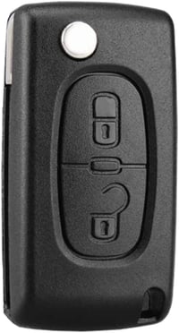 OGGIPRO 2 gombos autókulcs ház Peugeot 207 307 308 407 408 3008 5008 Citroen C2 C3 C4 C5 C6 C8 1