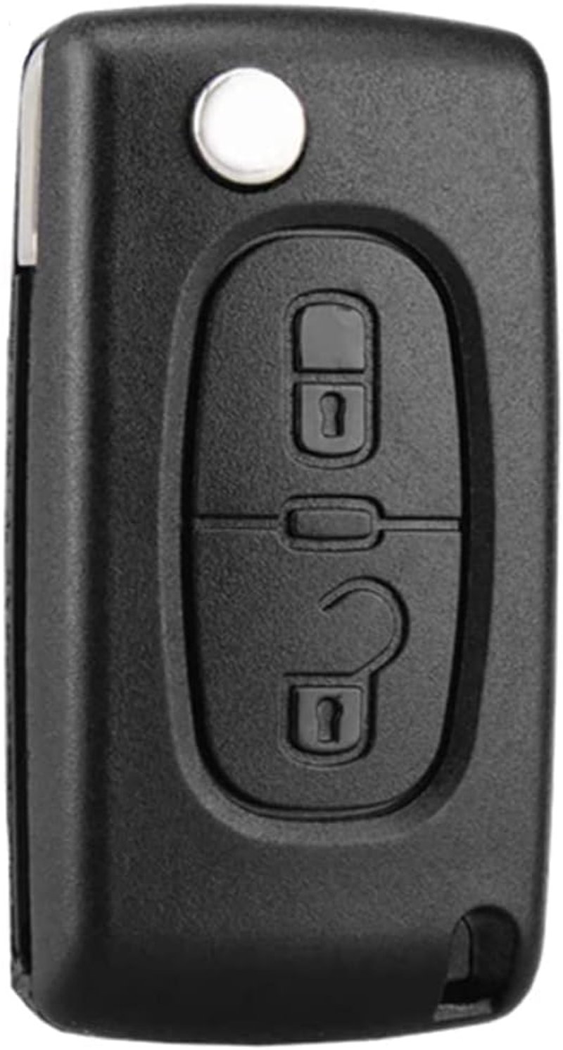 OGGIPRO 2 gombos autókulcs ház Peugeot 207 307 308 407 408 3008 5008 Citroen C2 C3 C4 C5 C6 C8